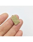 Eruifa 20pcs10*16mm New arrival ziemi stopu cynku prostokąt monety naszyjnik, kolczyki bransoletka biżuteria DIY handmade 2 kolo