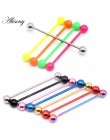 1PC 1.6*38mm długi ze stali nierdzewnej przemysłowe Piercing chrząstka ucha wtyczka tunel biżuteria kolczyk prosto ucha biżuteri