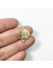 Eruifa 20 sztuk Hot 15mm ładne monety stopu cynku DIY Charms wisiorek biżuteria handmade DIY 2 kolory