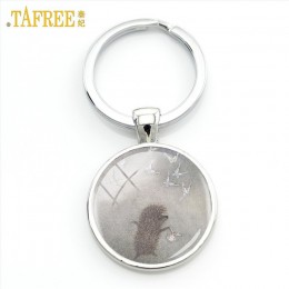 TAFREE jeżyk we mgle Cartoon brelok z miejscem na zdjęcie dla mężczyzn kobiety Handmade moda брелок breloczek do kluczy holder b