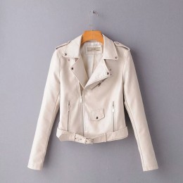 New Arrival 2020 marka zima jesień skóra motocyklowa kurtki żółta skórzana kurtka kobiety płaszcz skórzany slim kurtka PU skóra