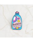 Niebieski pin kot kawy szkielet puchar czajniczek ryby przypinka do klapy fala deszcz chmura lodowiec Cartoon broszka emaliowana