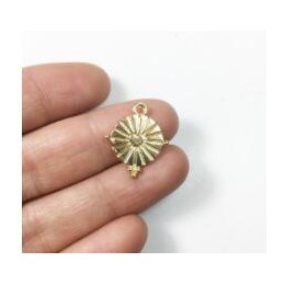 Eruifa 20 sztuk Hot 15mm ładne monety stopu cynku DIY Charms wisiorek biżuteria handmade DIY 2 kolory