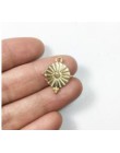 Eruifa 20 sztuk Hot 15mm ładne monety stopu cynku DIY Charms wisiorek biżuteria handmade DIY 2 kolory
