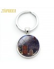 TAFREE jeżyk we mgle Cartoon brelok z miejscem na zdjęcie dla mężczyzn kobiety Handmade moda брелок breloczek do kluczy holder b