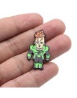V128 Cartoon Dragon Ball szpilki metalowe emaliowane szpilki i broszki modna, z klapami Pin torby plecak odznaka kolekcja prezen
