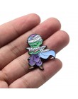 V128 Cartoon Dragon Ball szpilki metalowe emaliowane szpilki i broszki modna, z klapami Pin torby plecak odznaka kolekcja prezen