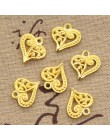 30 sztuk Charms hollow piękne serce 15x14mm handmade Craft tworzenie wisiorów fit, Vintage tybetański brąz kolor srebrny, DIY dl