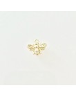 Eruifa 20 sztuk 13*12mm Mini wisiorki pszczoła naszyjnik ze stopu cynku, kolczyki bransoletka biżuteria DIY handmade 2 kolory