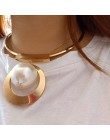 VIVILADY Bohemia biżuteria ze sztucznymi perłami zestawy złoty kolor duże koraliki Choker naszyjnik kolczyki afrykańskie kobiety