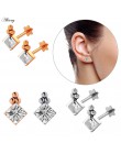 Nowy 1pc Tragus chrząstka ucha pierścień Helix biżuteria Labret Piercing 1.2*8*4mm Lip Ring szpilki Rook Lobe Steel Piercing biż