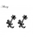 Nowy 1pc Tragus chrząstka ucha pierścień Helix biżuteria Labret Piercing 1.2*8*4mm Lip Ring szpilki Rook Lobe Steel Piercing biż