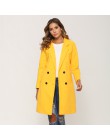 Kobiety jesienno-zimowy wełniany płaszcz z długim rękawem skręcić w dół kołnierz Oversize blezer Jacket eleganckie płaszcze Loos