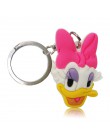 1 sztuk breloczek na klucze z tworzywa pcw Cartoon rysunek Mickey Mini Anime Minnie Key brelok do kluczy z obręczą dla dzieci za
