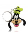 1 sztuk breloczek na klucze z tworzywa pcw Cartoon rysunek Mickey Mini Anime Minnie Key brelok do kluczy z obręczą dla dzieci za
