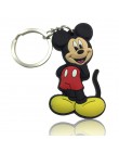 1 sztuk breloczek na klucze z tworzywa pcw Cartoon rysunek Mickey Mini Anime Minnie Key brelok do kluczy z obręczą dla dzieci za
