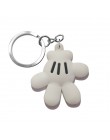 1 sztuk breloczek na klucze z tworzywa pcw Cartoon rysunek Mickey Mini Anime Minnie Key brelok do kluczy z obręczą dla dzieci za
