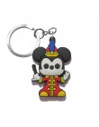 1 sztuk breloczek na klucze z tworzywa pcw Cartoon rysunek Mickey Mini Anime Minnie Key brelok do kluczy z obręczą dla dzieci za