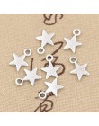 30 sztuk Charms gwiazda 11x8mm Antique Making wisiorek fit, Vintage tybetański srebrny kolor brązowy, ręcznie robiona biżuteria 