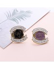 Dragon & dungeon Pins czerwony smok logo gry Lapel emalia Pin odznaki Polygon Dice zdecydować los broszki koszula biżuteria do t