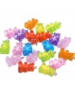 10 sztuk moda śliczne żywica Gummy niedźwiedź zawieszki charms dla kobiety dziewczyny kreskówka biżuteria ustalenia DIY hurtowni