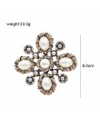 Cindy xiang 3 kolory wybierz Pearl krzyż barokowy broszki dla kobiet moda broszka w stylu vintage Pin ślub płaszcz akcesoria dob
