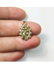 Eruifa 20 sztuk 15*11mm Monn i gwiazda monety naszyjnik ze stopu, kolczyki bransoletka biżuteria DIY handmade stary i rod srebrn