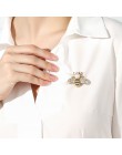 Słynna marka projekt owad seria broszka kobiety delikatna mała broszka pszczoła kryształ Rhinestone broszka biżuteria prezenty d