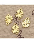 15 sztuk Charms szczęście irlandzki czterolistna koniczyna 17x11mm Antique Making wisiorek fit, w stylu Vintage tybetański brąz,