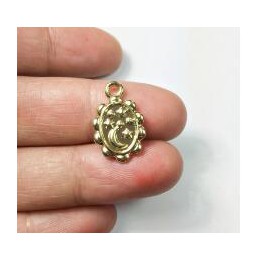 Eruifa 20 sztuk 15*11mm Monn i gwiazda monety naszyjnik ze stopu, kolczyki bransoletka biżuteria DIY handmade stary i rod srebrn
