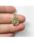 Eruifa 20 sztuk 15*11mm Monn i gwiazda monety naszyjnik ze stopu, kolczyki bransoletka biżuteria DIY handmade stary i rod srebrn