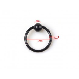 1PC czarny tytan anodowane ze stali nierdzewnej niewoli brwi pępka brzuch wargi język sutek Labret Bar pierścienie nosowe pierci