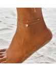 Yobest łańcuszek na nogę bransoletka na nogę kobiety prosty Slim regulowany drut kostki Summer Beach biżuteria hurt
