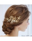 Ślubny grzebień do włosów klip z pałąkiem na głowę ślubne akcesoria do włosów Rhinestone Flower ślubne akcesoria do włosów opask