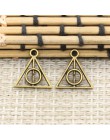 30 sztuk Charms insygnia śmierci 13x12mm tybetański srebrny kolor wisiorki antyczna biżuteria Making DIY Handmade Craft
