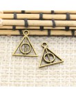 30 sztuk Charms insygnia śmierci 13x12mm tybetański srebrny kolor wisiorki antyczna biżuteria Making DIY Handmade Craft