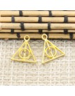 30 sztuk Charms insygnia śmierci 13x12mm tybetański srebrny kolor wisiorki antyczna biżuteria Making DIY Handmade Craft
