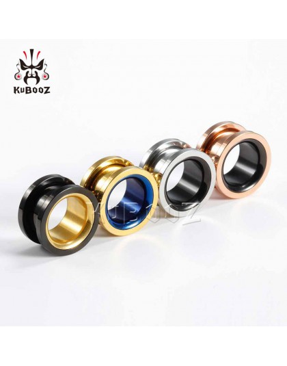 Smiple Style Hollow Pirecing korki ucha ekspandery Sutds kolczyki Jewlery ciało moda prezent gorący bubel przez parę wielokoloro