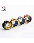 Smiple Style Hollow Pirecing korki ucha ekspandery Sutds kolczyki Jewlery ciało moda prezent gorący bubel przez parę wielokoloro