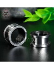 Smiple Style Hollow Pirecing korki ucha ekspandery Sutds kolczyki Jewlery ciało moda prezent gorący bubel przez parę wielokoloro