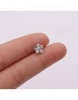 TTLIFE różne kryształowe kwiaty chrząstka Piercing Helix biżuteria stal nierdzewna cz Ear Stud Tragus chrząstka muszla kolczyk S