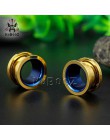 Smiple Style Hollow Pirecing korki ucha ekspandery Sutds kolczyki Jewlery ciało moda prezent gorący bubel przez parę wielokoloro