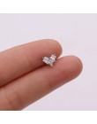 TTLIFE różne kryształowe kwiaty chrząstka Piercing Helix biżuteria stal nierdzewna cz Ear Stud Tragus chrząstka muszla kolczyk S