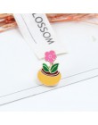 Mnóstwo kwiatów kobiety broszki emalia Pin Rainbow słoneczniki japonia wiśniowe kwiaty róża piwonia Mimosa odznaki metalowy plec