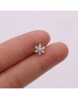 TTLIFE różne kryształowe kwiaty chrząstka Piercing Helix biżuteria stal nierdzewna cz Ear Stud Tragus chrząstka muszla kolczyk S
