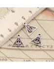 30 sztuk Charms insygnia śmierci 13x12mm tybetański srebrny kolor wisiorki antyczna biżuteria Making DIY Handmade Craft