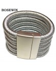 MANILAI gorący kołnierzyk boho naszyjnik biżuteria ustawia moda magnetyzm przycisk wielowarstwowy choker naszyjniki zestaw brans