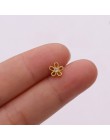 TTLIFE różne kryształowe kwiaty chrząstka Piercing Helix biżuteria stal nierdzewna cz Ear Stud Tragus chrząstka muszla kolczyk S