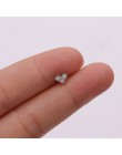 TTLIFE różne kryształowe kwiaty chrząstka Piercing Helix biżuteria stal nierdzewna cz Ear Stud Tragus chrząstka muszla kolczyk S
