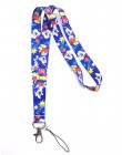 1 sztuk cartoon mickey minnie księżniczka stitch kaczor Donald Daisy na szyję smycz klucz smycz Cosplay odznaka ID posiadacze ka